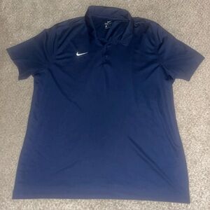 Nike Dri-Fit Polo Shirt Golf Men 2XL Navy Blue Performance New Without Tags NWOT